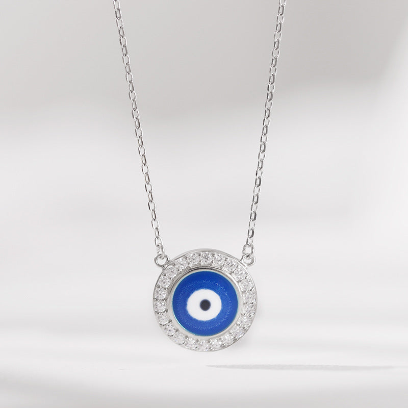 925 sterling silver mysticism Evil eye necklace