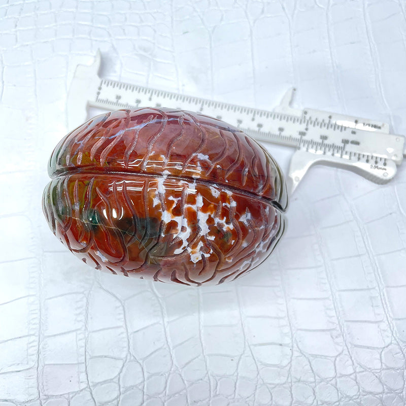 Crystal ornament viscera shape -cerebrum
