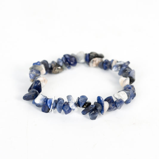 Raw crystal stone bracelet