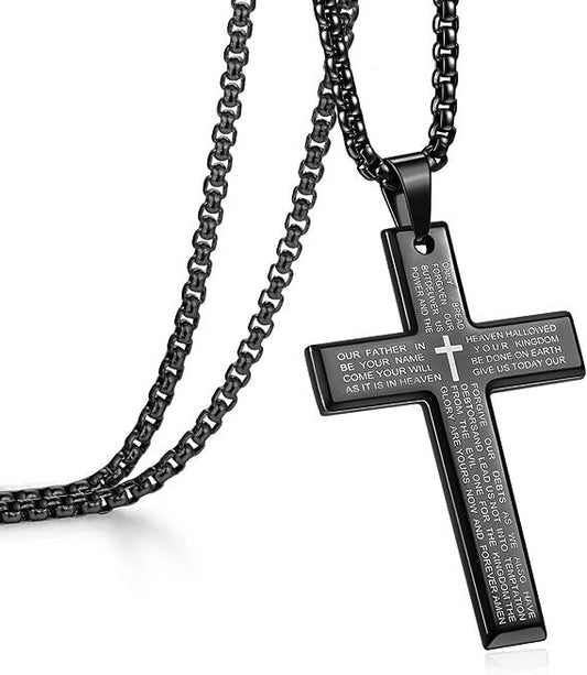 Stainless steel cross necklace