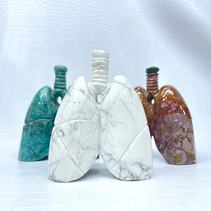 Crystal ornament viscera shape - Lungs