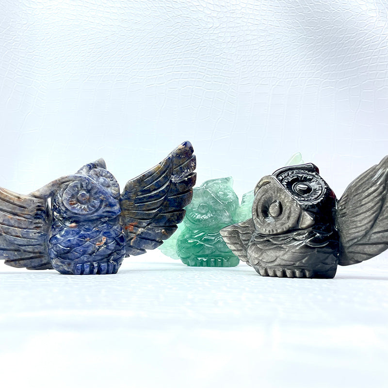 Crystal ornament - Owl