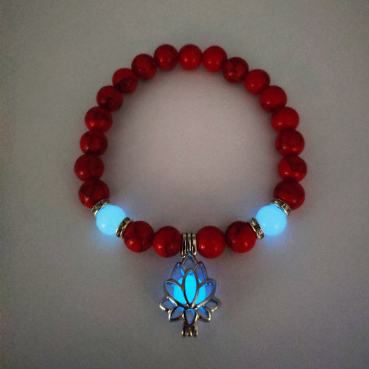 Turquoise light bead strings - Yoga - Energy