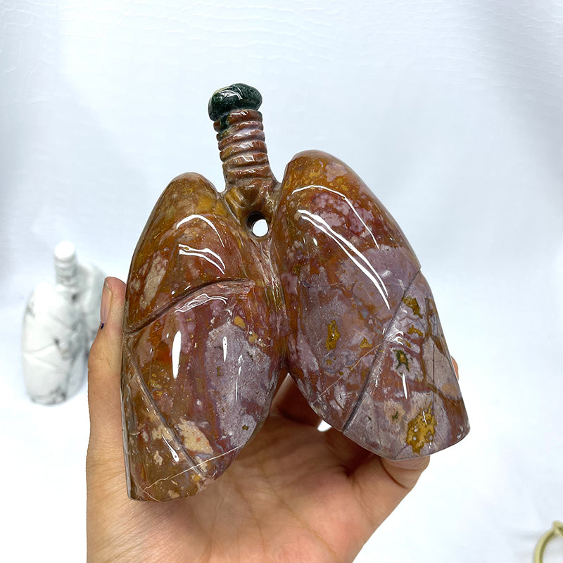 Crystal ornament viscera shape - Lungs