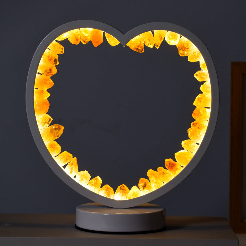 USB Crystal Heart Lamp - Warm the heart and illuminate the space