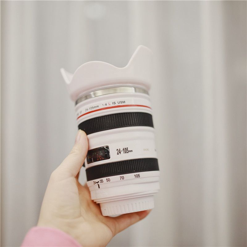 Creative camera lens  gift cups water cups couple cups Stainless steel cups